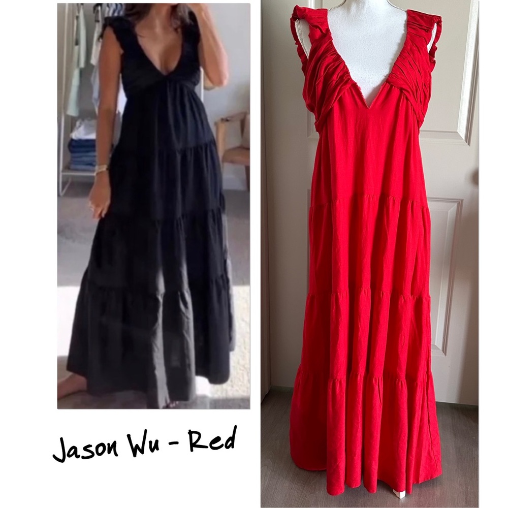Jason Wu Red Maxi Dress